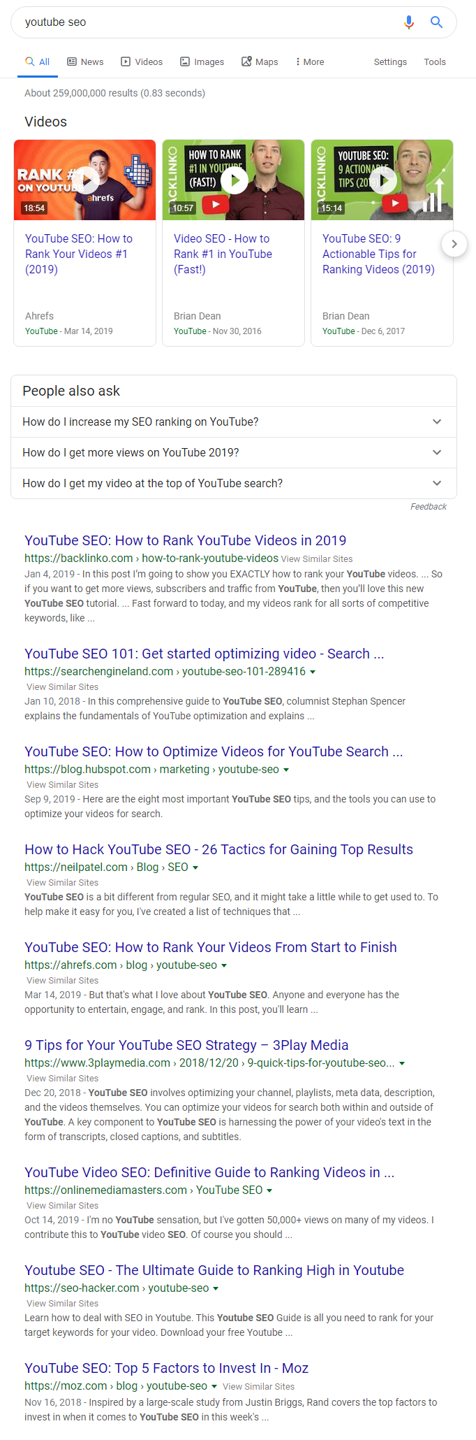 External and internal links