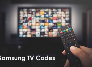 4,5 Digit Remotes Samsung TV Codes Updated List 2020 Samsung TV Codes