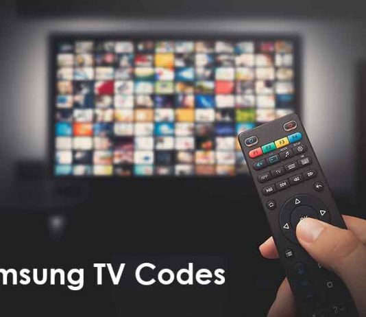 4,5 Digit Remotes Samsung TV Codes Updated List 2020 Samsung TV Codes