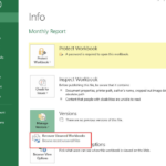 Recover Unsaved Workbooks