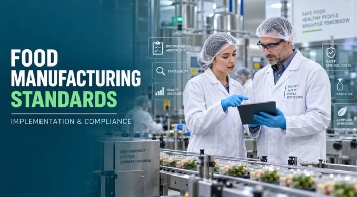 Standards Consulting for Food Manufacturing Companies Food Manufacturing Companies